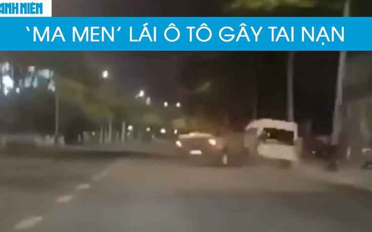 Kinh hoàng ‘ma men’ lái ô tô đánh võng, gây tai nạn trên đường phố Đà Nẵng