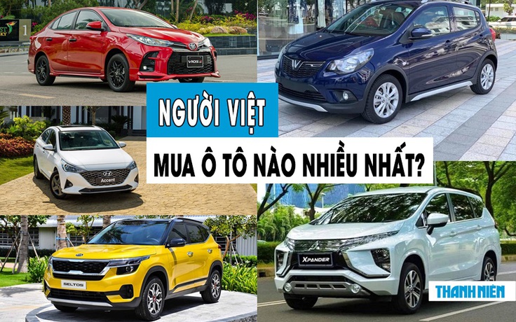 5 ô tô người Việt mua nhiều nhất 6 tháng đầu năm 2021