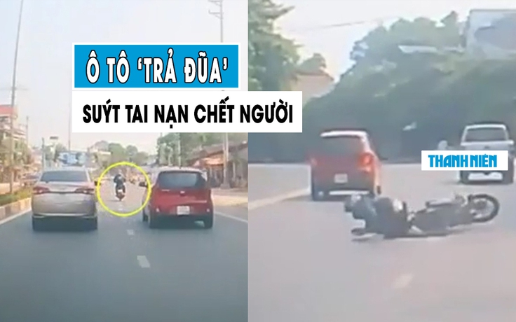 Tài xế ô tô cố tình tạt đầu, ‘trả đũa’ người đi xe máy vì không được nhường đường