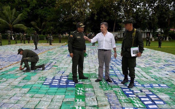 Colombia bắt lượng ma túy lớn nhất lịch sử, trị giá 360 triệu USD