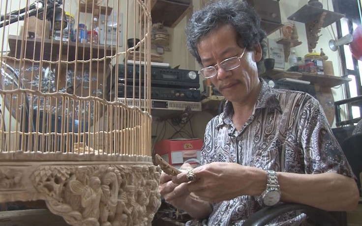 Lồng chim giá 100 triệu đồng của nghệ nhân xứ Huế