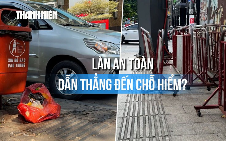 Vỉa hè TP.HCM: Khi làn an toàn dẫn thẳng đến chỗ hiểm?