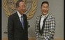 Gangnam styler gặp gỡ Tổng thư ký LHQ