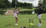 Sharapova so tài đánh golf với Djokovic