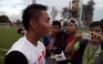 Cầu thủ U19 VN Hồ Tuấn Tài trả lời phỏng vấn