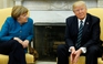 Vì sao ông Trump không bắt tay bà Merkel?