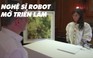 Robot 'đáng sợ' mở triển lãm tranh, khi nào thay thế họa sĩ?