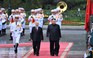 Tổng bí thư, Chủ tịch nước Nguyễn Phú Trọng đón Chủ tịch Kim Jong-un