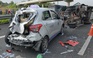 5 ô tô đâm nhau trên đường cao tốc: Ít nhất 1 người chết, nhiều người bị thương