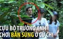 Cựu Bộ trưởng Anh chơi bắn súng ở Củ Chi