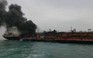 Tàu dầu Việt Nam bốc cháy ngoài khơi Hồng Kông