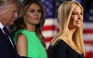 Có phải đệ nhất phu nhân Melania vừa có 'ánh mắt hình viên đạn' cho ái nữ Ivanka của ông Trump?