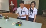 Học sinh Cần Thơ chế tạo robot lau bảng độc đáo