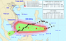 Bão số 15 suy yếu thành áp thấp nhiệt đới, bão Tembin đang hướng vào Biển Đông