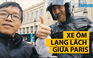 Xe ôm lạng lách giữa Paris