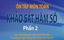 Ôn thi THPT 2018 môn Toán: Khảo sát hàm số P.2