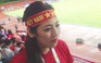 Á hậu Tú Anh phát biểu chúc mừng U.23 Việt Nam