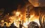 Cận cảnh vụ cháy sân khấu kinh hoàng tại buổi công chiếu phim 'Kong: Skull Island'