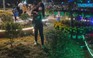 Vô tư giẫm đạp lên cỏ để chụp ảnh ở đường hoa trong đêm Lễ tình nhân