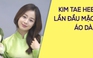 Mang thai 5 tháng, Kim Tae Hee diện áo dài