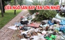 Ngổn ngang rác thải ở cửa ngõ sân bay Tân Sơn Nhất