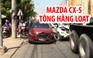 Mazda CX-5 tông hàng loạt ô tô và xe máy, hai vợ chồng bị thương