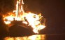 Cháy tàu trên biển Phú Quốc, thiệt hại 13 tỉ đồng