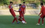 U.20 Việt Nam tập chống bóng bổng trước trận gặp U.20 New Zealand