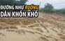 Khốn khổ vì đường liên xã sình lầy như ruộng ở Nha Trang