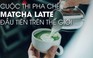 Mê hoặc tách matcha latte nghệ thuật dự thi tầm thế giới