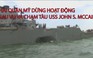 Hải quân Mỹ ngưng hoạt động sau vụ va chạm tàu USS John S. McCain