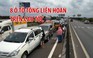 8 ô tô tông liên hoàn, cao tốc TP.HCM – Trung Lương kẹt cứng