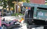 Xe container “nuốt” hàng loạt xe máy tại chợ tự phát ở Vũng Tàu