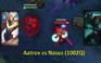 Video LMHT: Aatrox 3 trang bị hút máu vs Nasus full đồ 1000Q