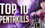 Video LMHT: Top 10 pha Pentakill ấn tượng nhất tháng 11 trong LMHT