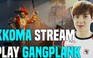 Video LMHT: HLV KkOma cầm GangPlank cân đường trên